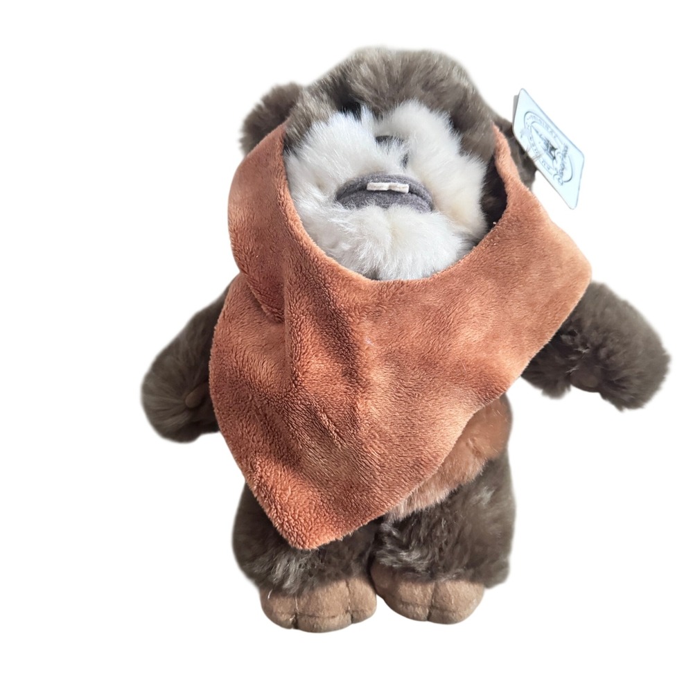 Disney Parks Star Wars Ewok Plush Toy Authentic Original 9" NWT